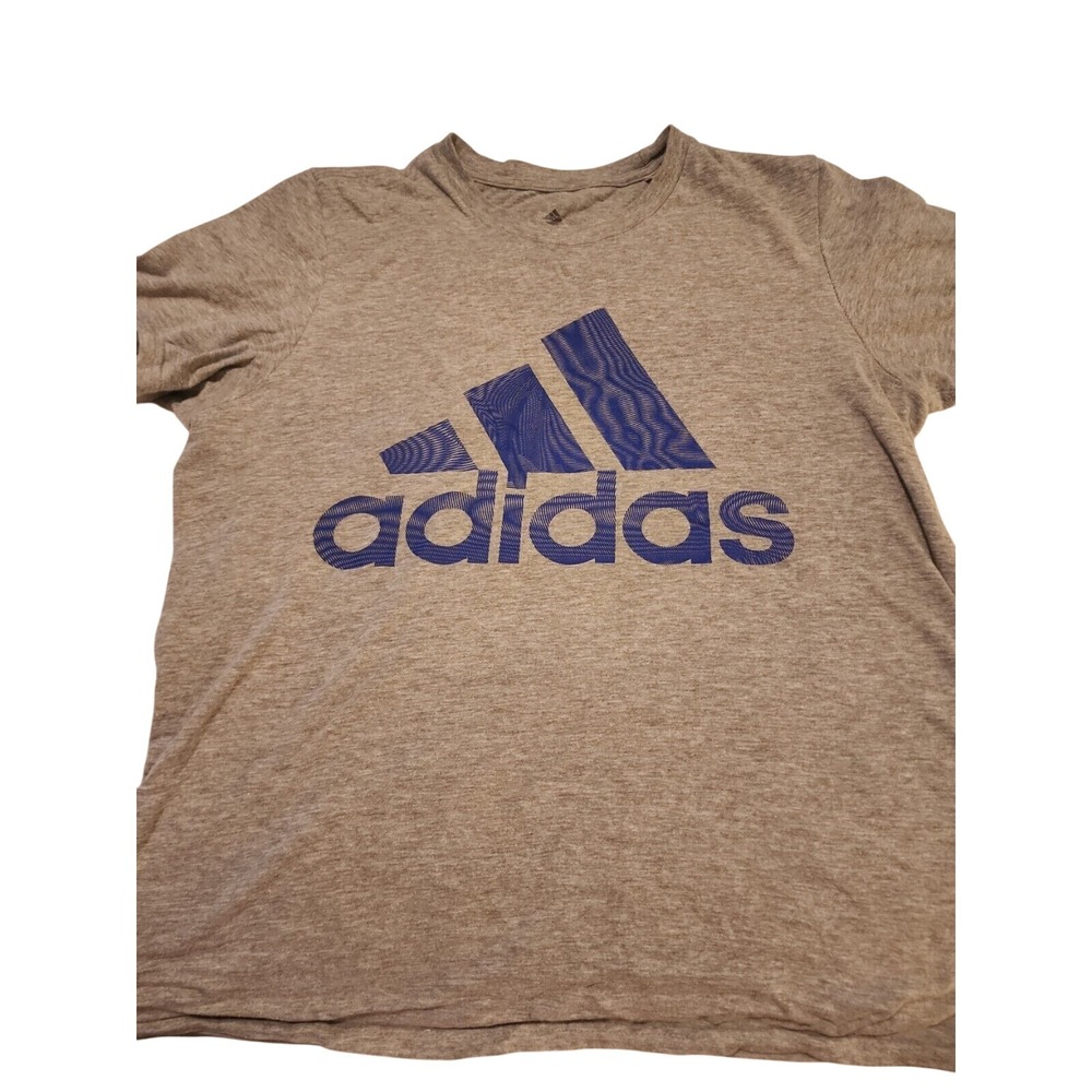 Adidas Amplifier Tee‎ Shirt Athletic Training Gym Casual Logo Small